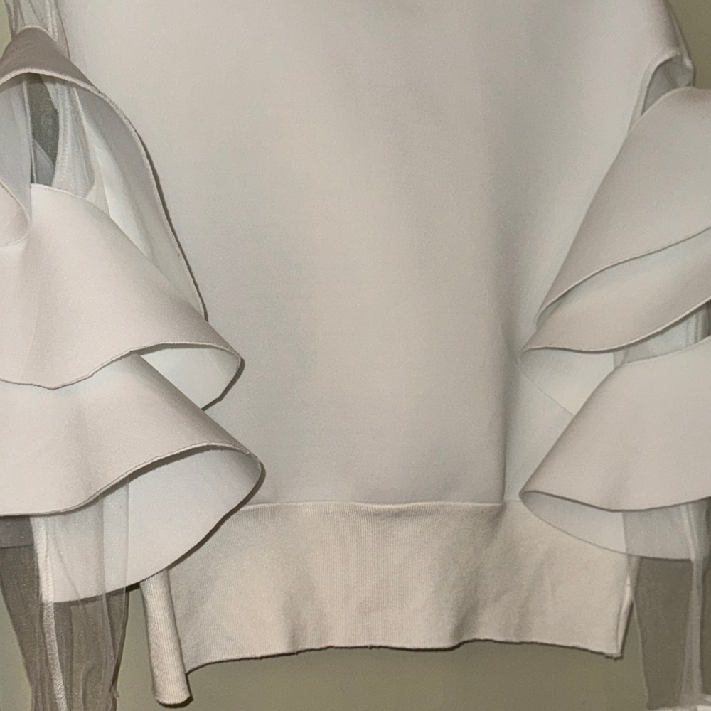 Akira 2018 Scuba Top Ruffle Shirt - Picture 4 of 7